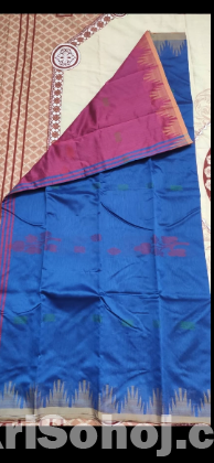 Half silk monipuri motive sharee for sale